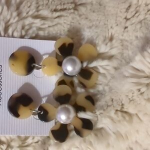 Earrings. Pierced. Dangle.